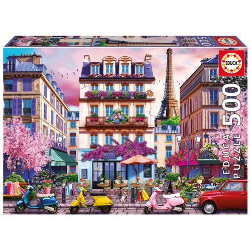 Puzzle 500 pièces Educa Quartier Commercial