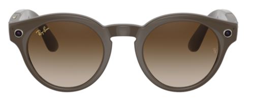 Lunettes de soleil Ray-Ban Stories Round Marron