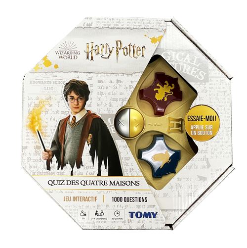 Jeu Interactif Tomy Harry Potter Le Quiz Des 4 Maisons