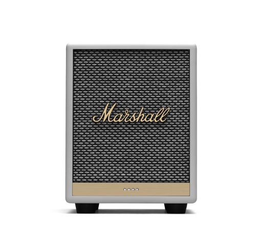Enceinte Marshall Uxbridge Voice Blanc avec Assistant Google intégré