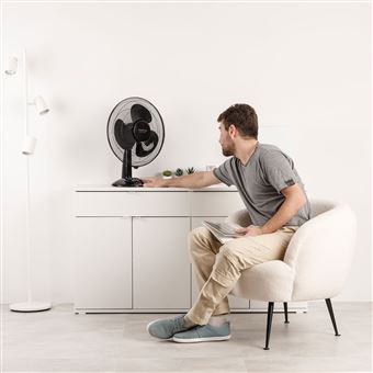 Ventilateur de Table Greco 16 Elegance Noir