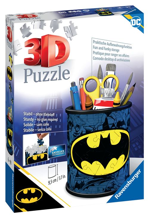 Puzzle 3D Ravensburger Pot à Crayons Batman