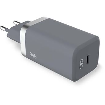 Chargeur maison Force Power USB C 65W pour smartphone Gris