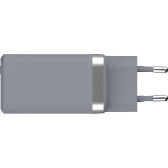 Chargeur maison Force Power USB C 65W pour smartphone Gris anthracite