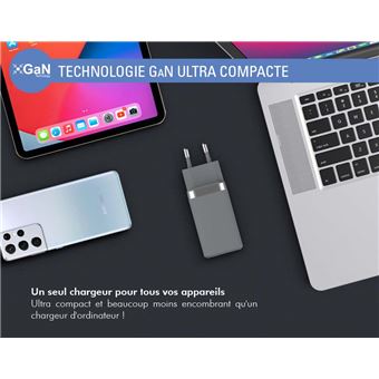 Force Power - Chargeur maison Force Power USB C 65W pour smartphone Gris  anthracite - Autres accessoires smartphone - Rue du Commerce