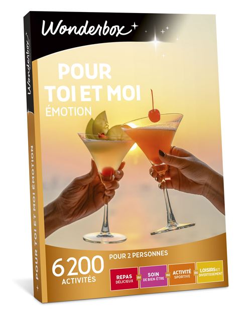 Coffret cadeau Wonderbox Pour toi et moi Emotion