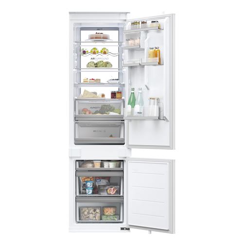 Réfrigérateur Congélateur En Bas Haier Hbw7519C Blanc