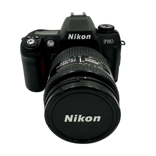 Appareil photo argentique Nikon F80 28-105mm f3.5-4.5 D AF Nikkor Noir Reconditionné