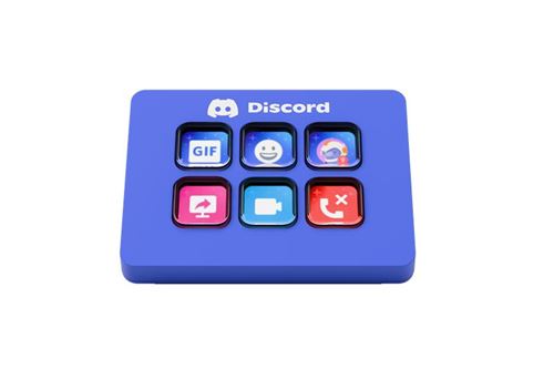 Clavier Elgato Stream Deck Mini Discord Edition – 6 Touches LCD USB - vue 2