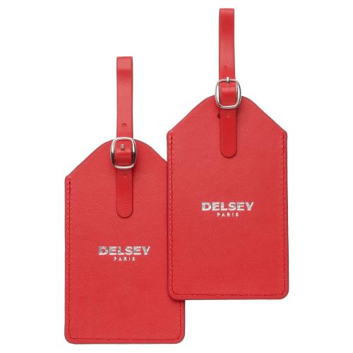 DELSEY Lot de 2 porte adresse  Rouge 