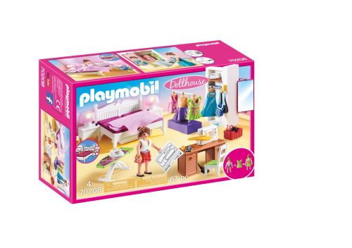 Playmobil Dollhouse 70208 Chambre avec espace couture