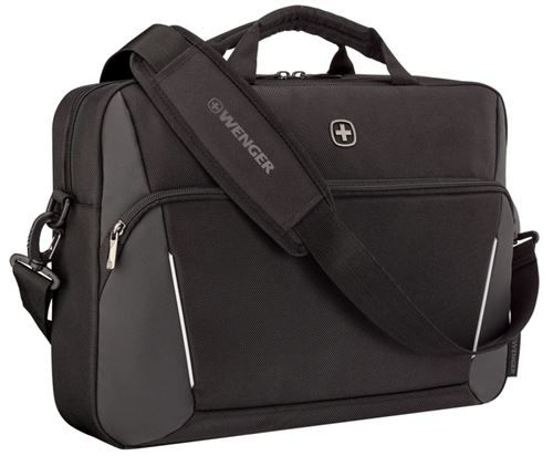 Sacoche Wenger pour ordinateur portable 16 avec poche pour tablette Noir