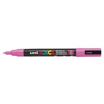 Marqueur Posca Pointe conique Fine Uni Rose - 1