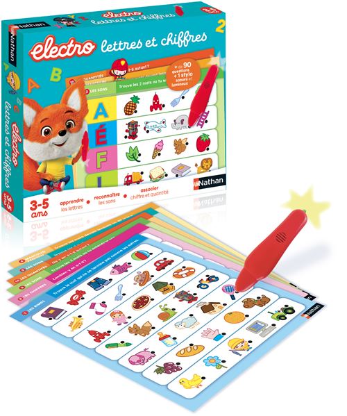 Nathan Jeu Découverte Electro Lettres Et Chiffres