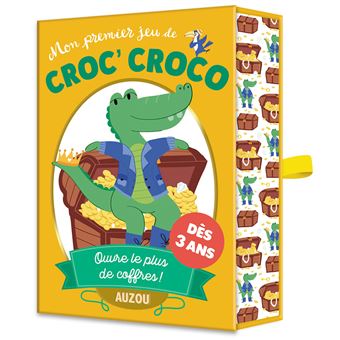 Jeu de cartes Auzou Mon premier jeu du Croc'Croco