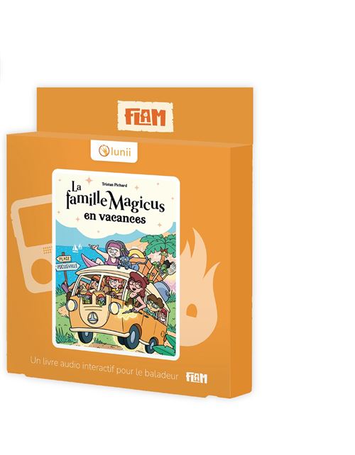 Coffret livre audio Lunii FLAM La famille Magicus 2