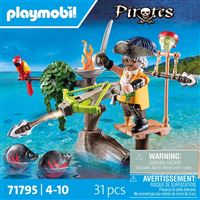 Playmobil 5655 – Kleiner Koffer Mit Piraten – Spielset Mit Kanone & Pirat Auf Floß, Ab 4 Jahren