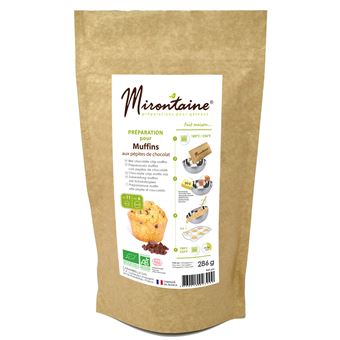 Préparation pour gâteau Mirontaine Muffins aux pépites de chocolat BIO 290 g