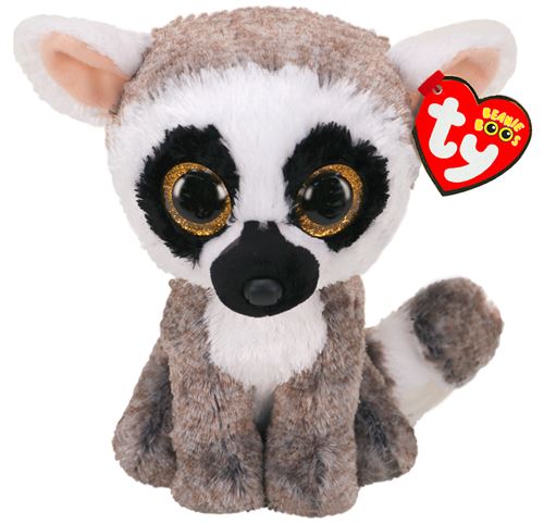 Peluche Ty Beanie Boo Linus le lémurien