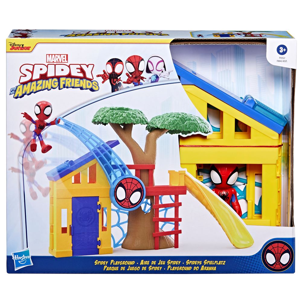 Figurine Spidey And His Amazing Friends Coffret Camion Démolisseur De Hulk - Figurine Pour