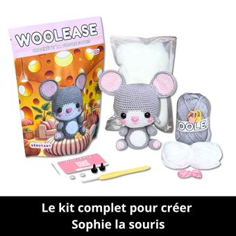 Kit de crochet Mywoolease Sophie la souris