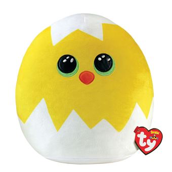 Peluche TY Squish A Boos Coussin Medium Hatch le poussin