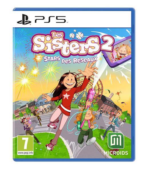 Pochette avant du jeu Les sisters 2: Stars des réseaux PS5