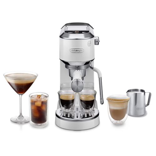 Expresso Delonghi Ec890.W Dedicaduo Blanc Argent