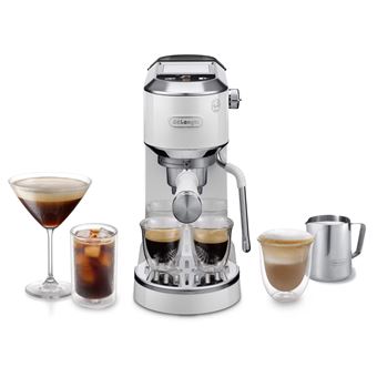 Expresso Delonghi EC890.W DedicaDuo Blanc Argent - 1