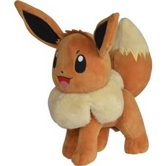 3 43 Sur Peluche Pokemon Evoli Cm Personnage En Peluche Achat Prix Fnac