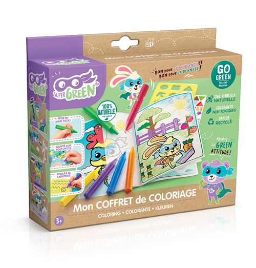 Kit de coloriage Super Green Bio