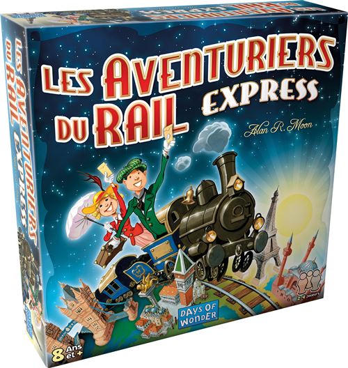 Jeu de stratégie Asmodée Les Aventuriers du rail Express