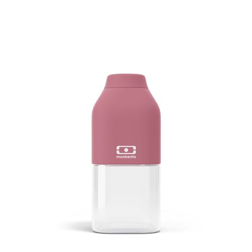 Bouteille de forme carrée Monbento Positive S Rose Blush