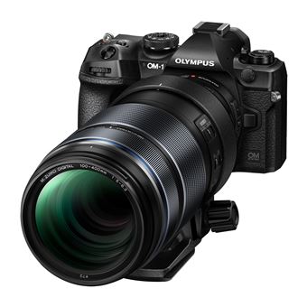 Objectif zoom Om System M.Zuiko Digital ED 100-400mm f/5.0-6.3 IS Noir pour Monture Micro 4/3 Olympus et Panasonic