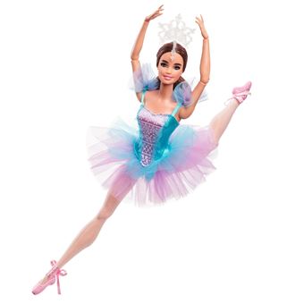 Poupée Barbie Signature Danseuse Etoile Brune avec corps articulé