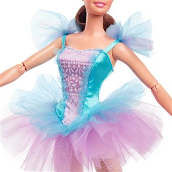 Poupée Barbie Signature Danseuse Etoile Brune avec corps articulé