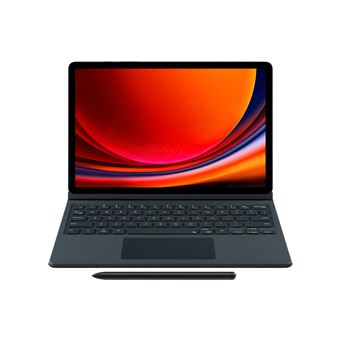 Etui clavier pour Samsung Galaxy Tab S9/S9FE avec Touch Pad Noir - 1