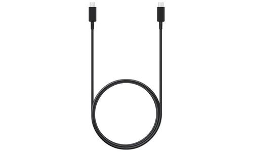 Câble de charge USB Type C Ultra Rapide 45 Watts pour téléphone mobile Samsung 1.8 m Noir