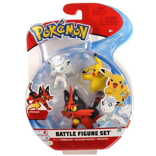 Pack de 3 figurines Pokémon - Figurine de collection - Achat & prix