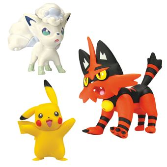 Pack de 3 figurines Pokémon