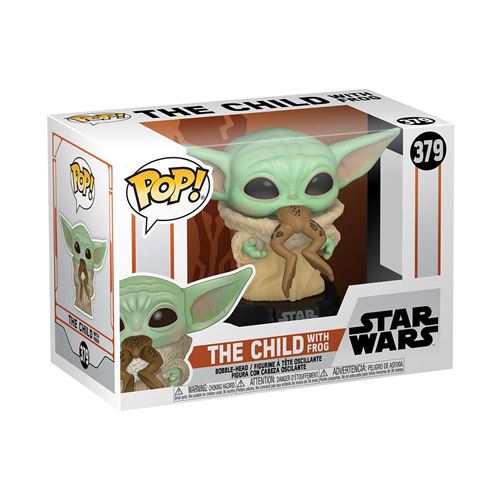 FUNKO 379 STAR WARS-MANDALORIAN-THE CHILD W/FROG