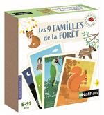 Jeu de cartes Nathan Les 9 familles de la forêt