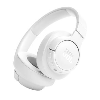 Casque audio sans fil Bluetooth JBL Tune 720BT Blanc - Casque