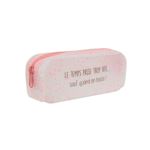 Trousse à crayons Le Studio Paillettes Le temps passe trop vite