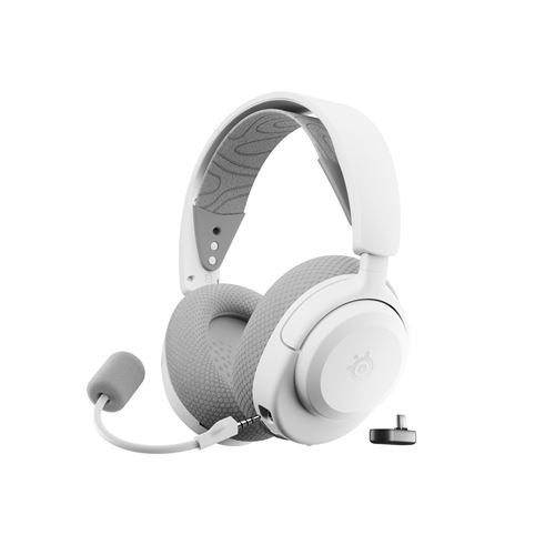 Micro casque gaming sans fil SteelSeries Arctis Nova 3PW Bluetooth Blanc