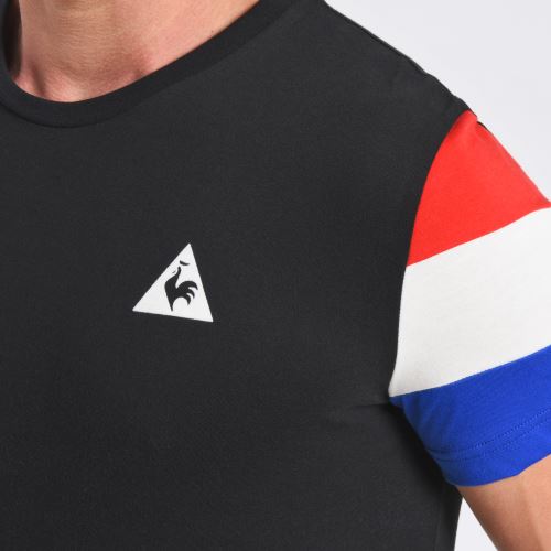 T shirt le coq sportif tricolore noir hotsell