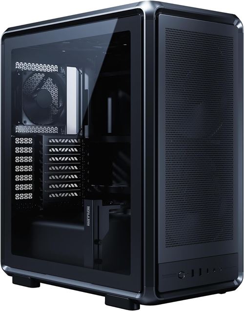 Boîtier PC gaming Cooler Master MasterFrame 500 MeshBlack moyen tour noir avec panneau latéral verre trempé