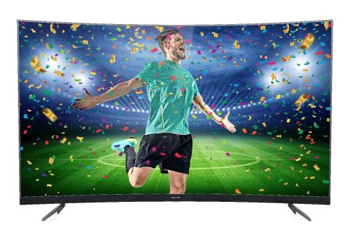 Thomson 55UD6696 - 55 Klasse (54.6 zichtbaar) - D66 Series gebogen LED-tv - Smart TV - Smart TV.3 - 4K UHD (2160p) 3840 x 2160 - HDR - Micro Dimming - donkerzilver