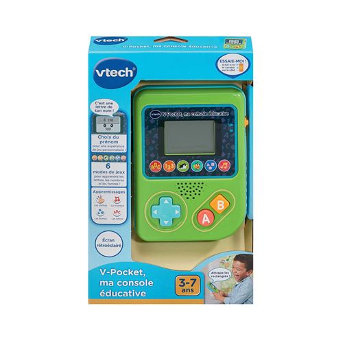 Jeu éducatif et électronique Vtech V-Pocket Ma console éducative Vert