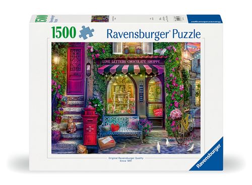 Puzzle 1500 pièces Ravensburger La chocolaterie